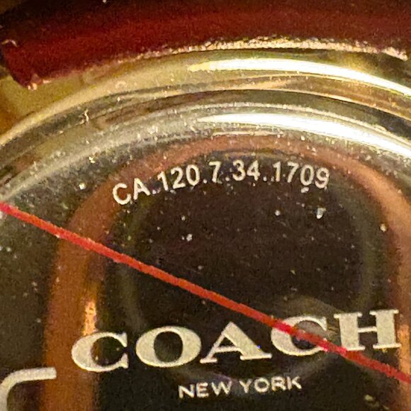 Coach Perry Red Dial Red Leather Strap Watch for Women - 14503852 - Picture 12 of 16